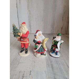 Santa mix naughty nice list figure xmas set decor tree Mistletoe